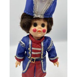 Vintage Vogue GINNY 1988 Nutcracker Wooden Soldier 8" Doll Posable W/STAND